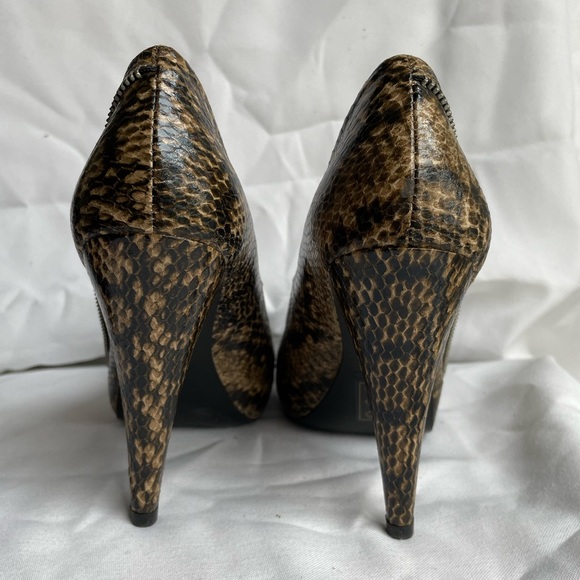 Aldo Snake Print Platform Heels BNIB SZ 8.5 (39) - Picture 4 of 12
